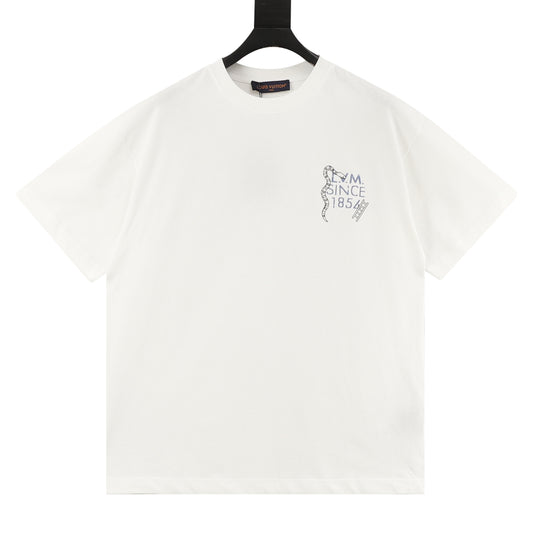 Louis Vuitton Damier Snakes-and-Ladders T-Shirt - White front view