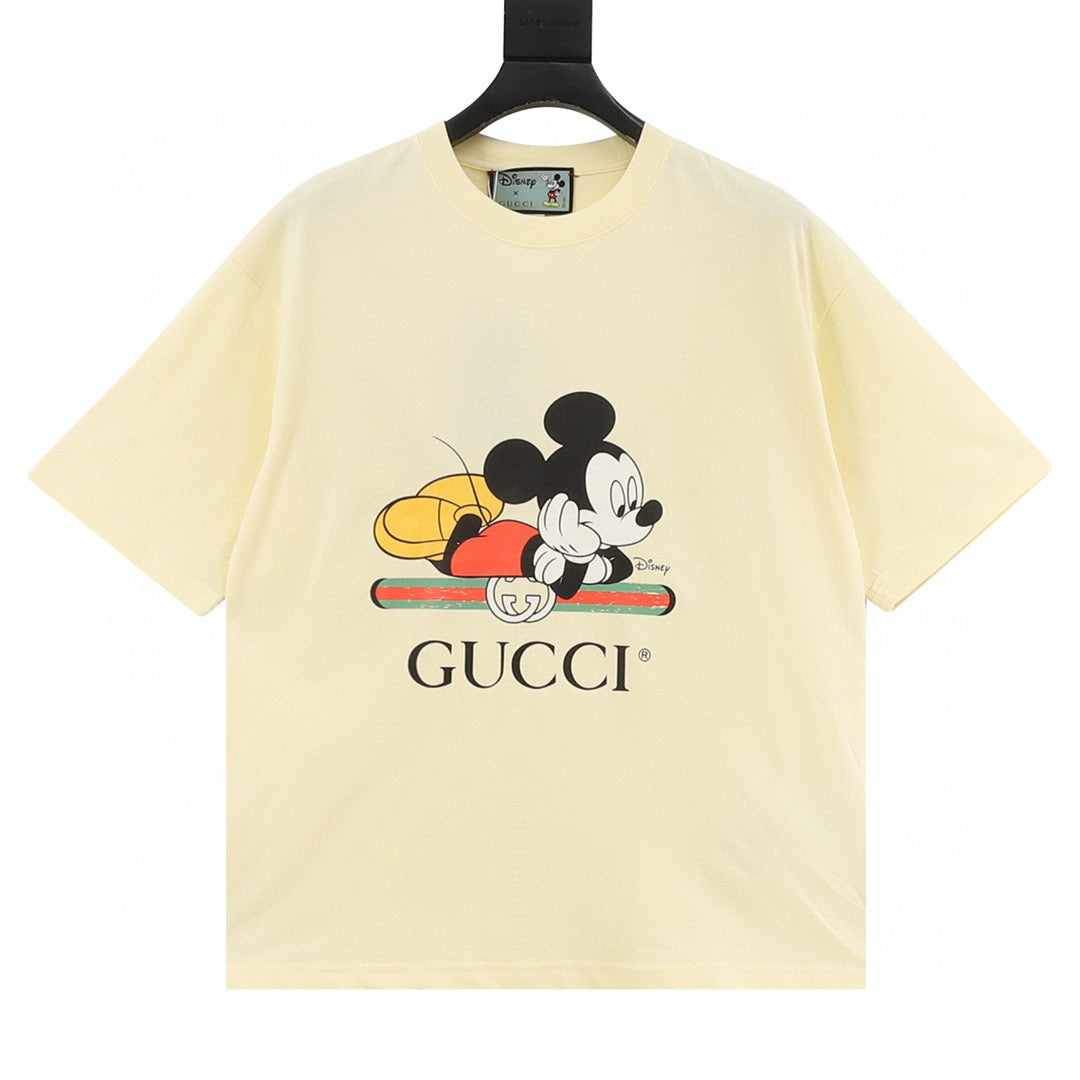 Gucci x Disney Mickey Print T-Shirt front view