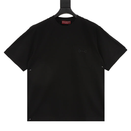 Gucci Horsebit Embroidered T-Shirt front view