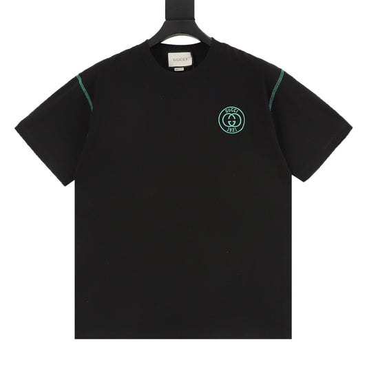 Gucci 1921 Double G Embroidered T-Shirt front view