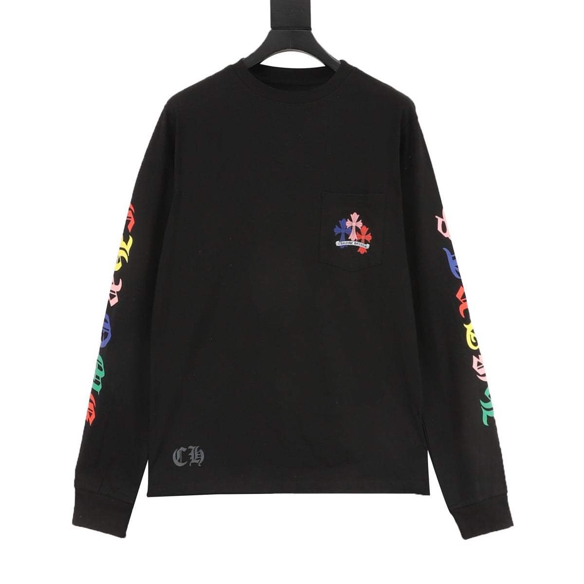 Chrome Hearts Multicolor Cross Print Long-Sleeve T-Shirt front view