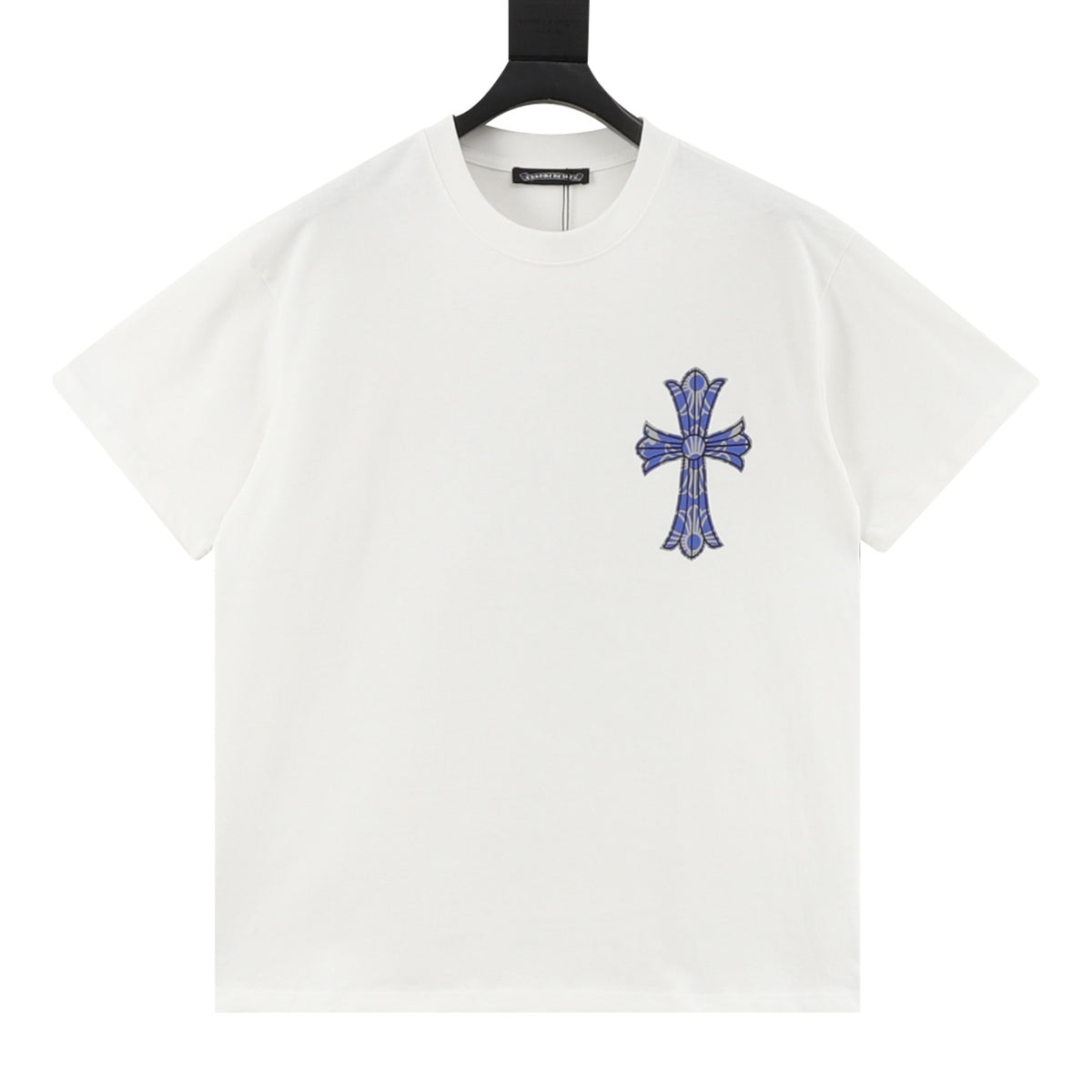Chrome Hearts Blue Multi-Cross T-Shirt front view