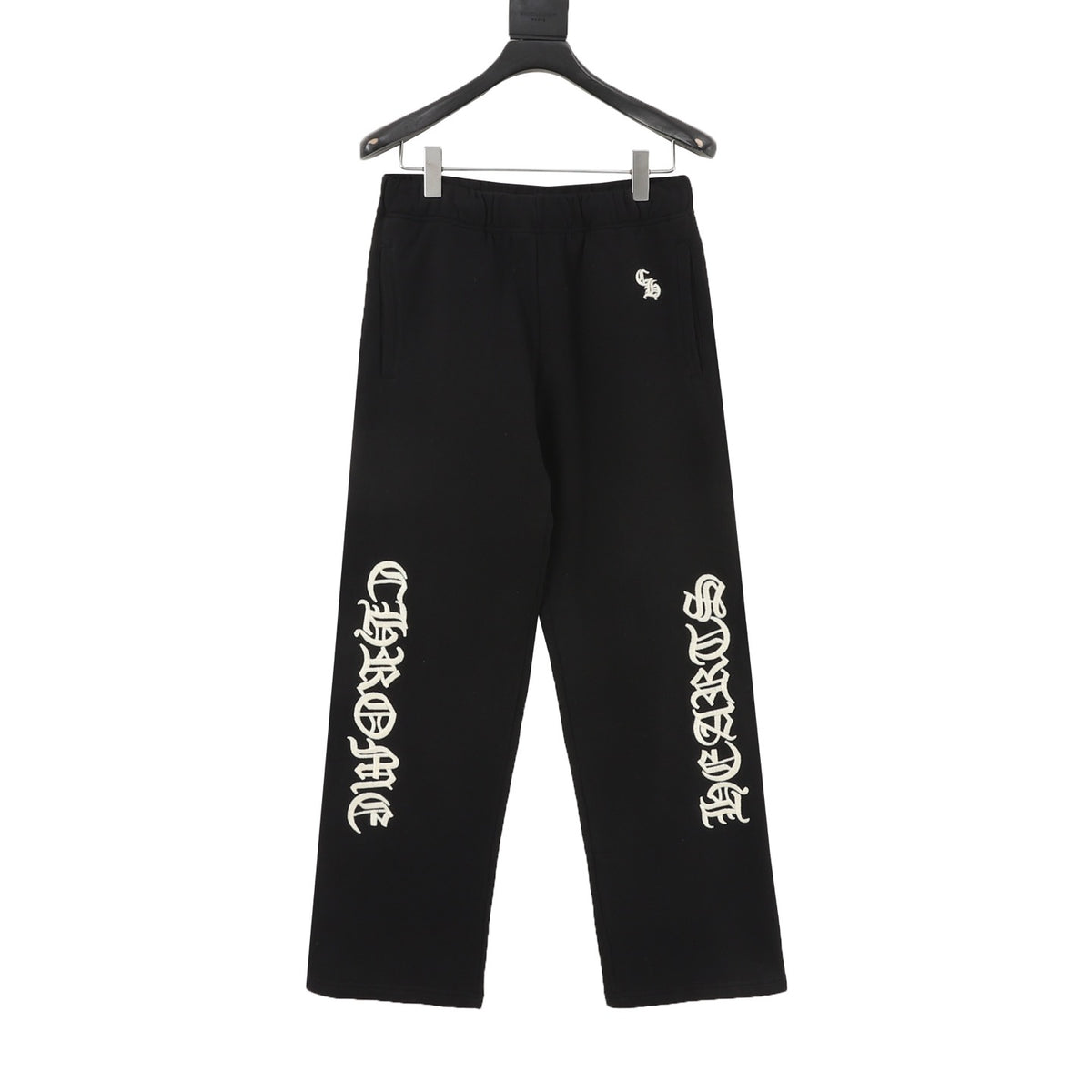 Chrome Hearts Gothic Script Embroidered Sweatpants front view