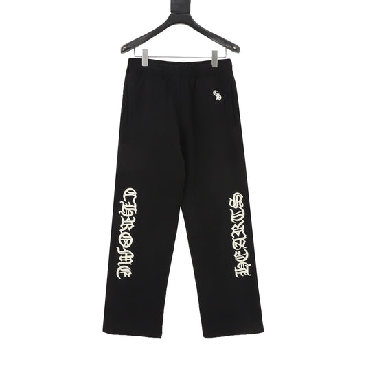 Chrome Hearts Gothic Script Embroidered Sweatpants front view