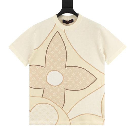 Louis Vuitton Clover Monogram Jacquard Knit T-Shirt front view