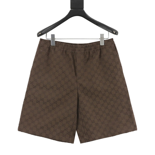 Gucci All-Over Jacquard Shorts front view