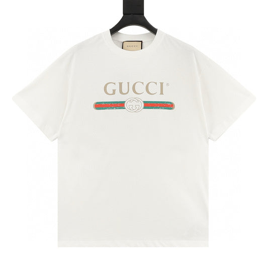 Gucci Classic Belt Print T-Shirt front view