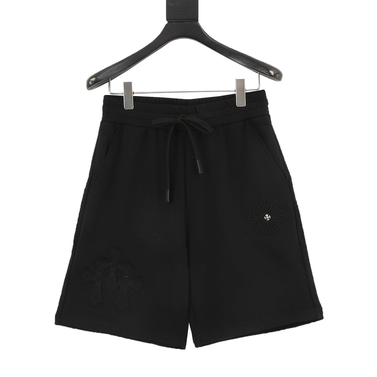 Chrome Hearts Cross Embroidered Hardware Shorts front view