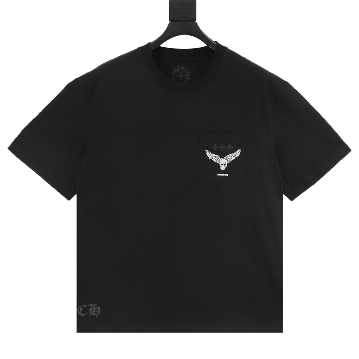 Chrome Hearts Skull Cross Print T-Shirt front view