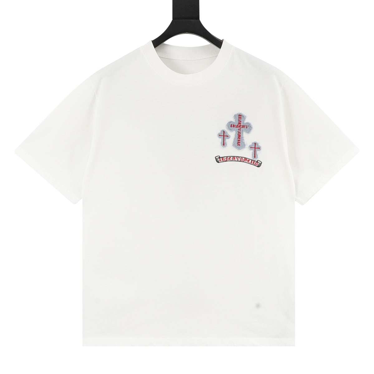 Chrome Hearts Denim Patch T-Shirt front view