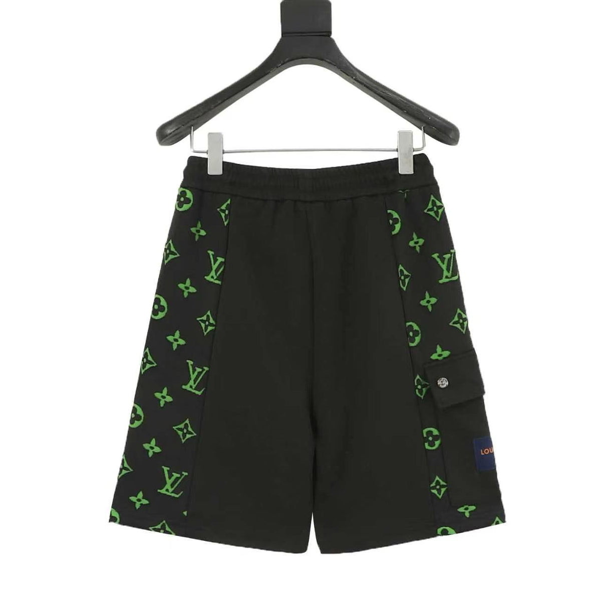 Louis Vuitton Monogram Burnout Utility Shorts front view