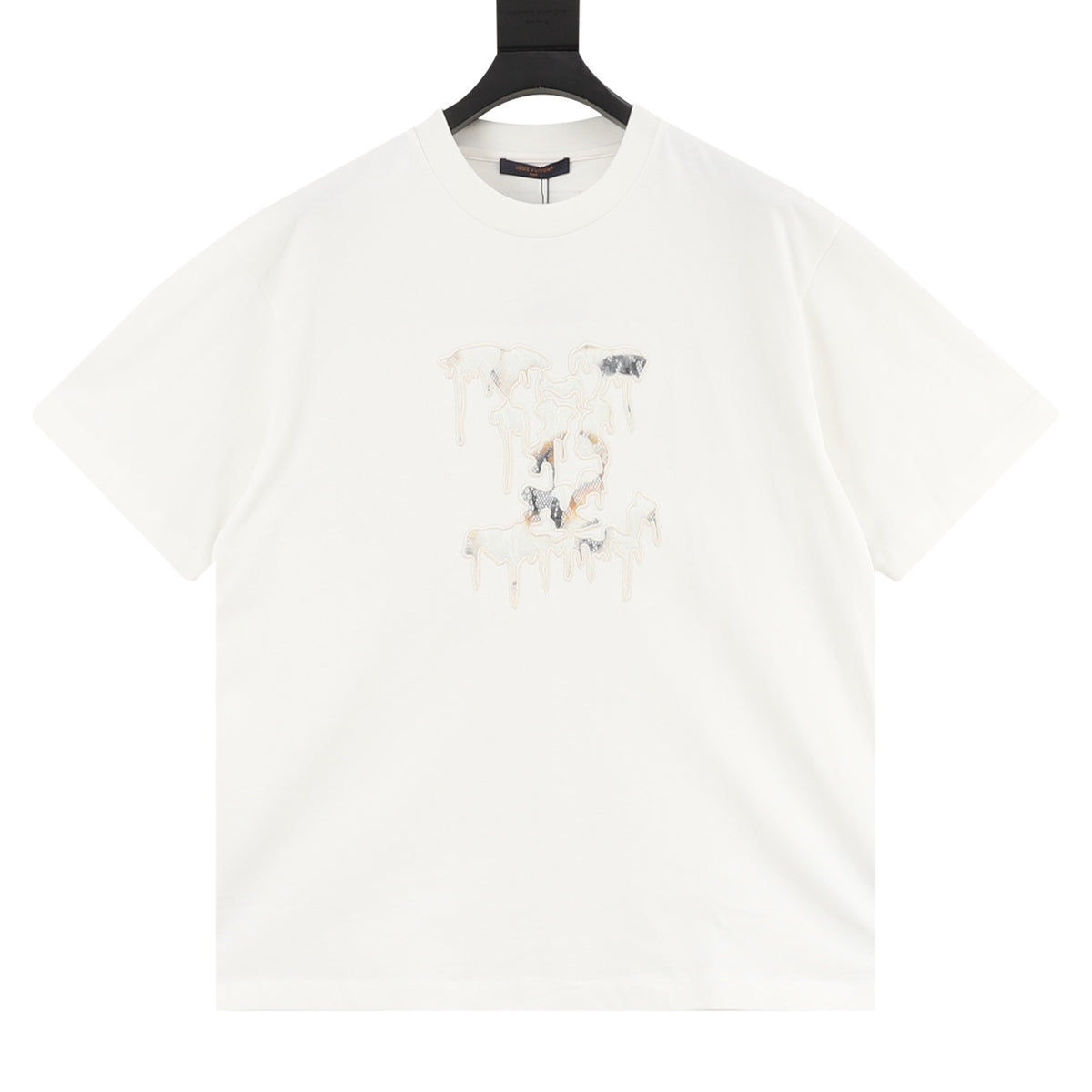 Louis Vuitton Melting Monogram Embroidered T-Shirt front view