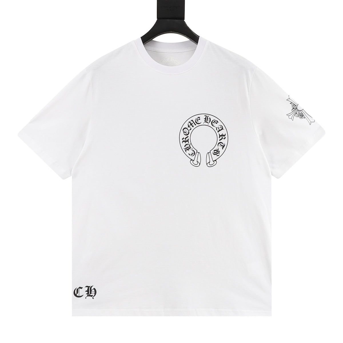 Chrome Hearts Horseshoe Cross Print T-Shirt front view