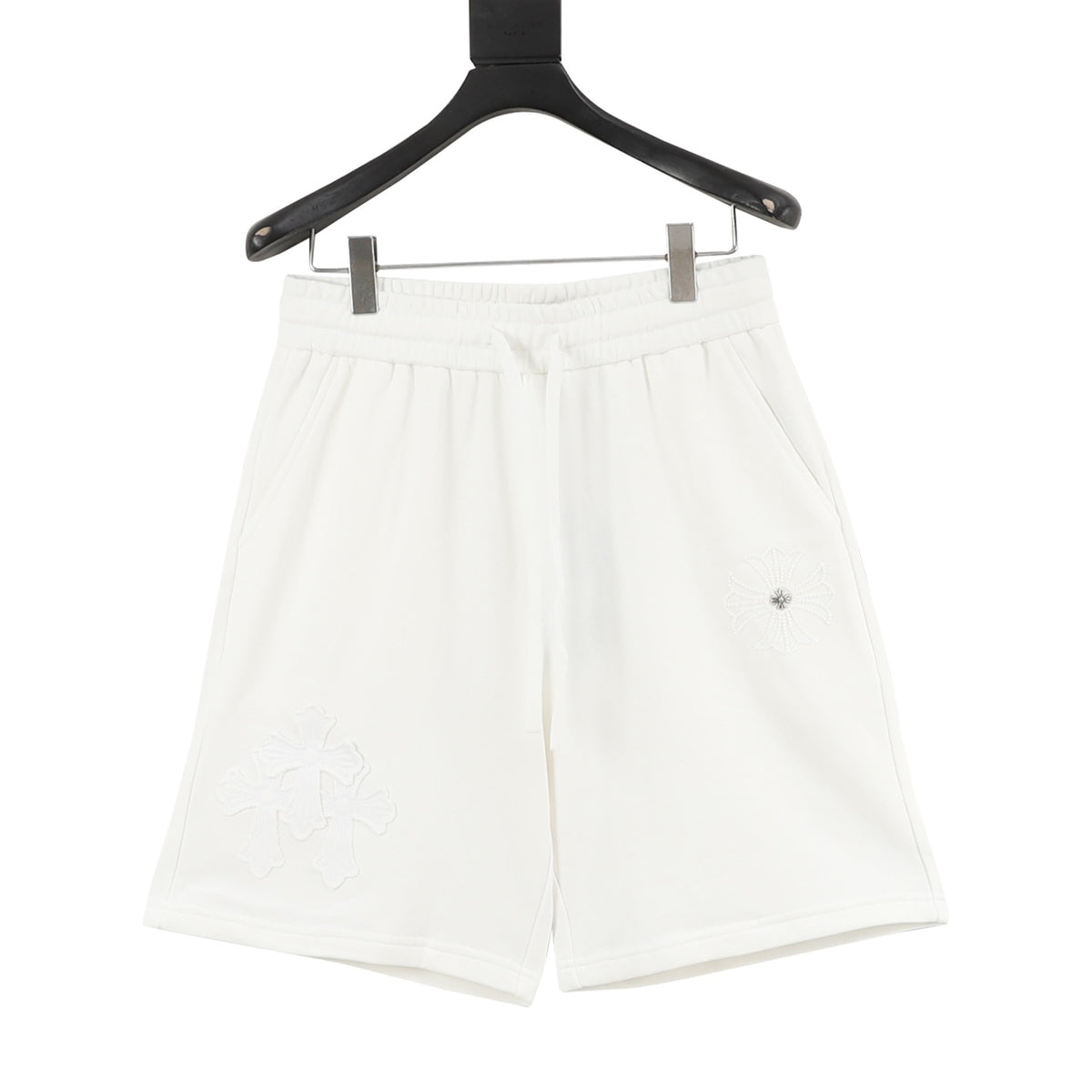 Chrome Hearts Cross Embroidered Hardware Shorts front view
