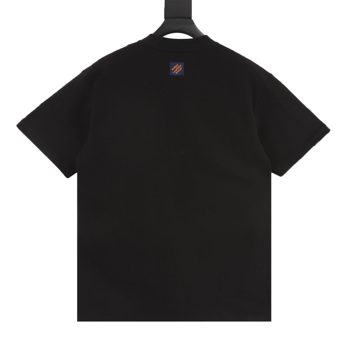 Louis Vuitton Crystal Handwritten Signature T-Shirt - Black back view