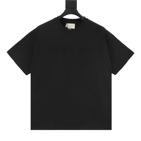 Gucci Embossed Letter T-Shirt front view