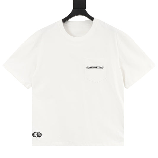 Chrome Hearts Hem Cross Print T-Shirt front view
