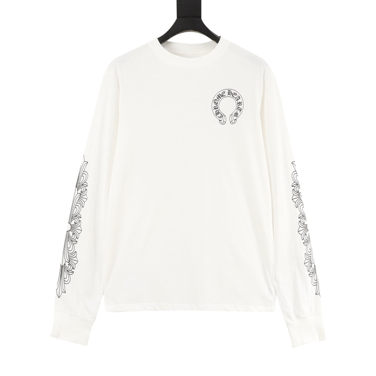 Chrome Hearts Gothic Script Back Print Long-Sleeve T-Shirt front view