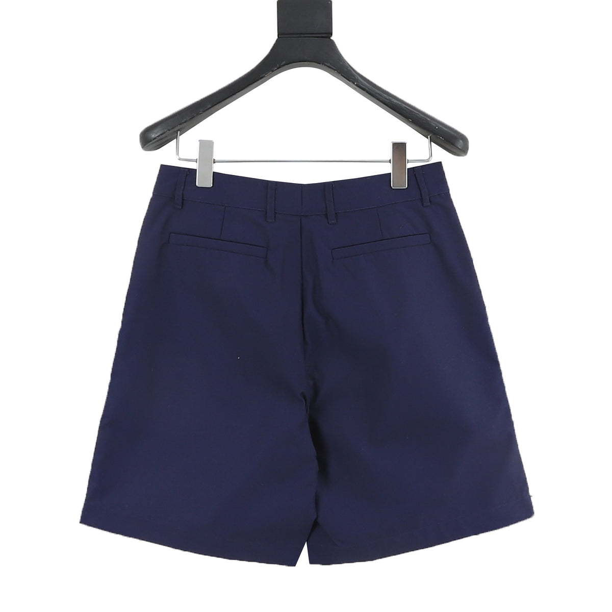 Louis Vuitton Logo Indigo Denim Shorts - Indigo back view