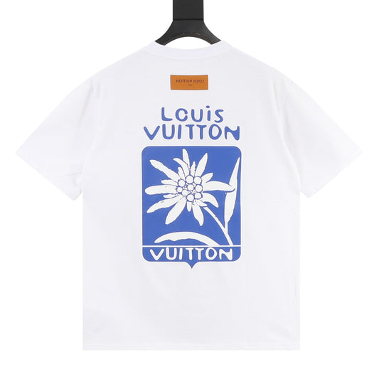 Louis Vuitton Floral Print T-Shirt front view