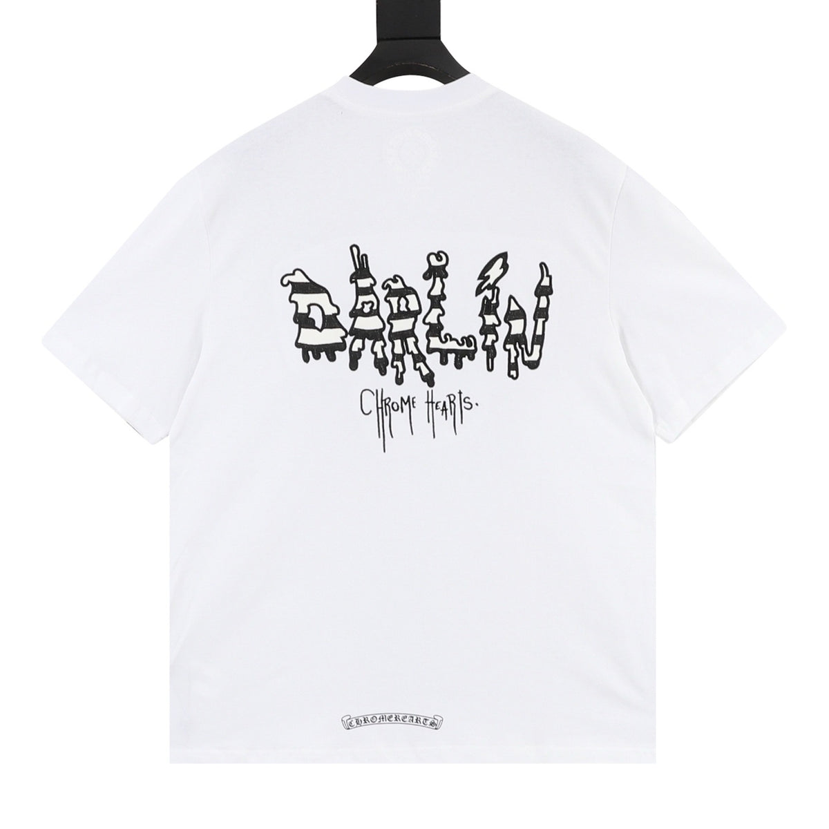 Chrome Hearts Front and Back Embroidered T-Shirt front view