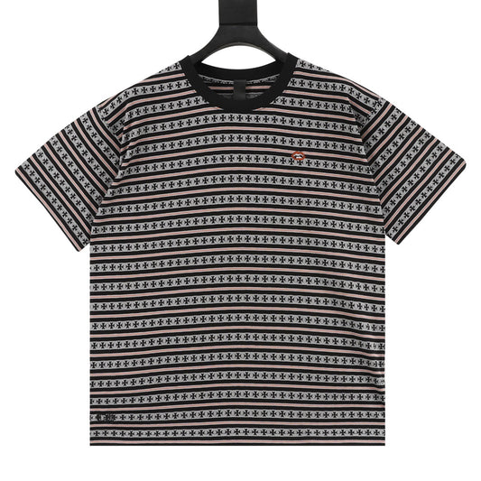 Chrome Hearts All-Over Cross Yarn-Dyed T-Shirt front view
