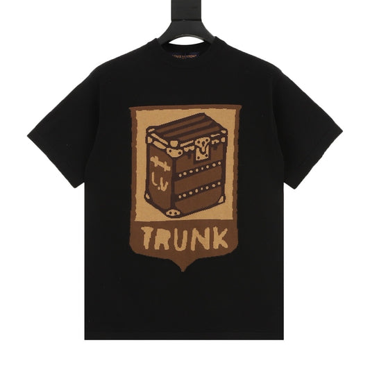 Louis Vuitton Trunk Jacquard Knit T-Shirt front view
