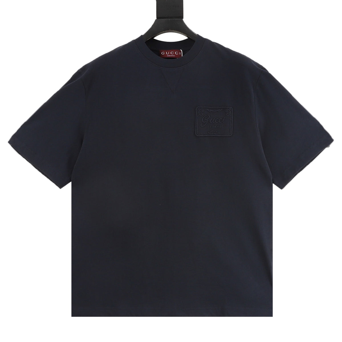 Gucci Firenze Crest Embroidered T-Shirt front view