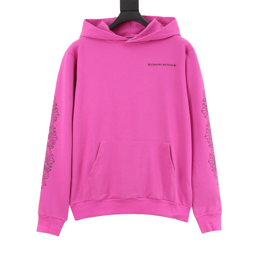 Chrome Hearts Spiderweb and Teeth Graphic Hoodie front view