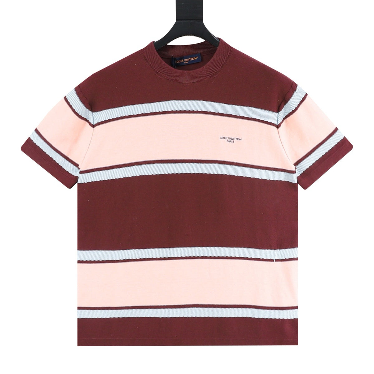 Louis Vuitton Embroidered Stripe T-Shirt front view