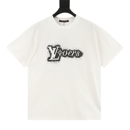Louis Vuitton Paint-Splatter Print T-Shirt front view