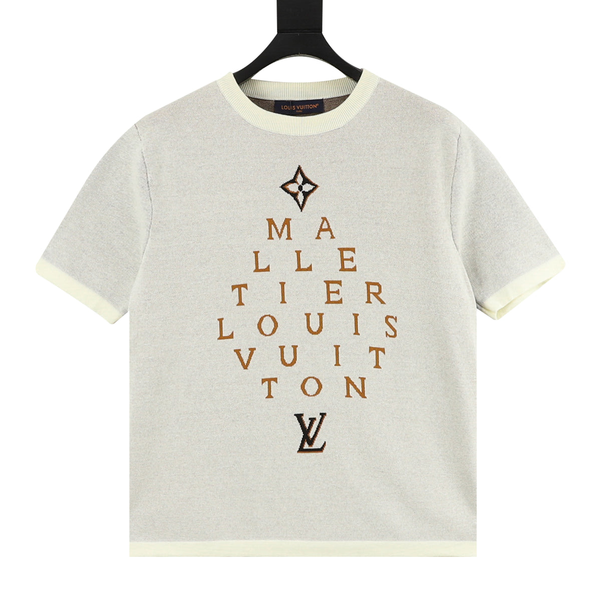 Louis Vuitton Atelier Letter Jacquard Knit T-Shirt front view