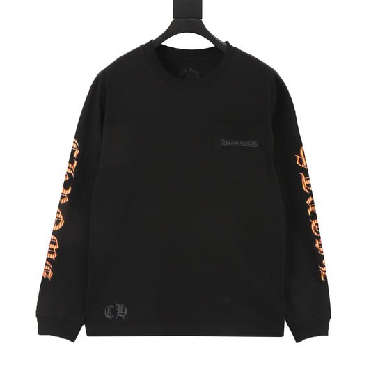 Chrome Hearts Dagger Print Long-Sleeve T-Shirt front view