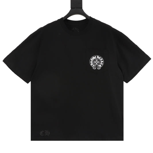 Chrome Hearts Horseshoe Cross Print T-Shirt front view