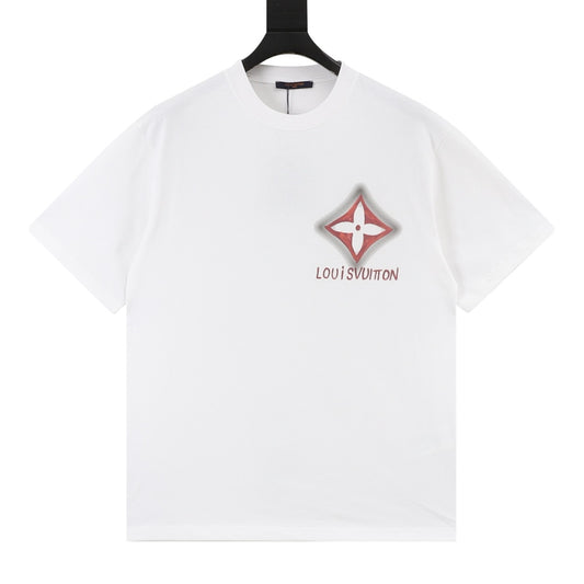 Louis Vuitton Clover Letter Graffiti T-Shirt front view