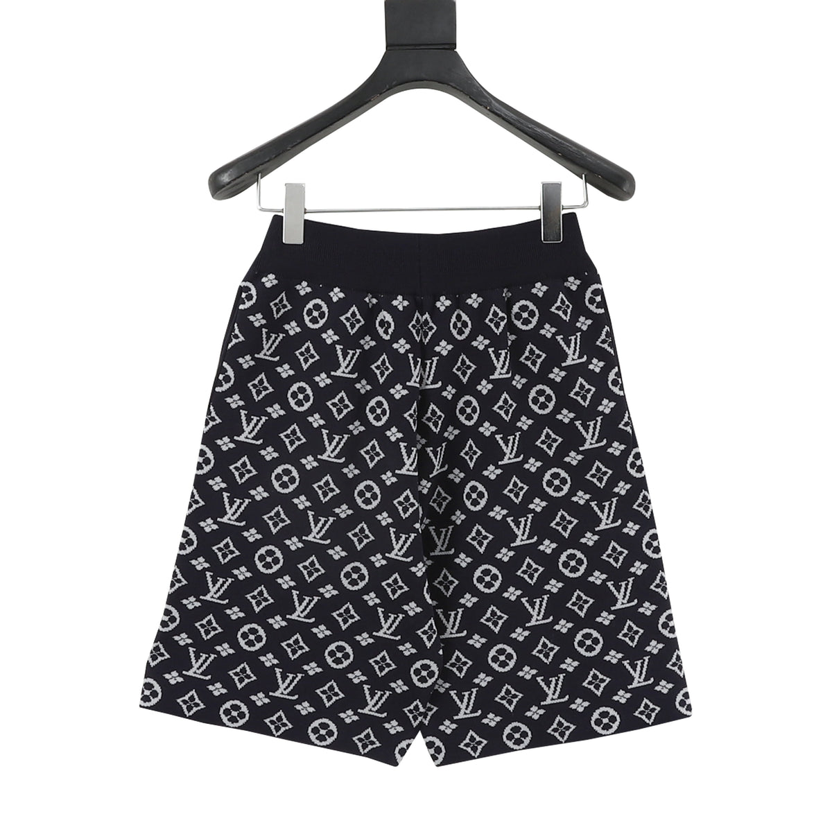 Louis Vuitton All-Over Monogram Jacquard Knit Shorts front view
