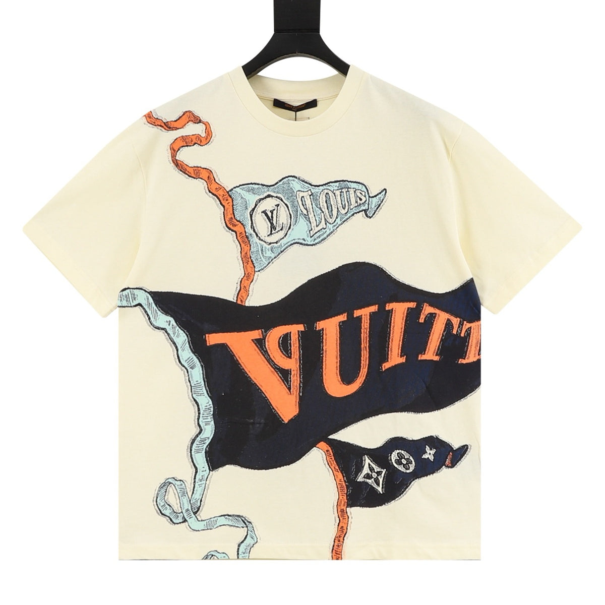 Louis Vuitton Flag Print T-Shirt front view