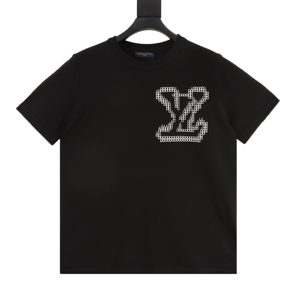 Louis Vuitton Oversized Logo Jacquard Knit T-Shirt front view
