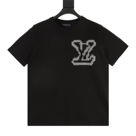 Louis Vuitton Oversized Logo Jacquard Knit T-Shirt front view