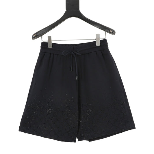 Gucci Crystal Star Shorts front view