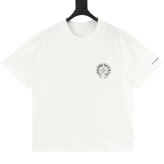 Chrome Hearts Pocket Horseshoe Cross T-Shirt front view