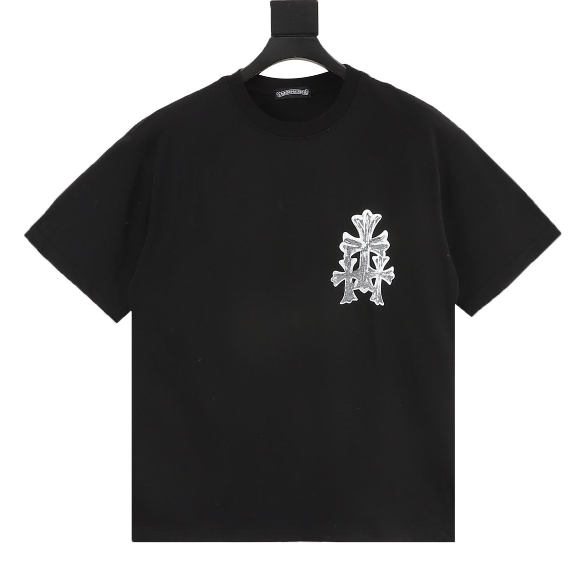Chrome Hearts Leather Patch Cross T-Shirt front view