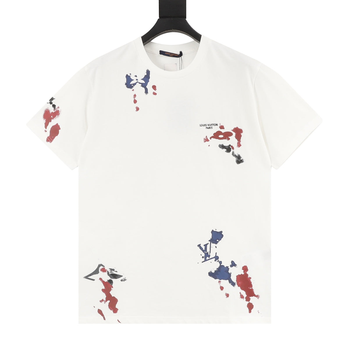 Louis Vuitton Ink-Wash Monogram Print T-Shirt front view
