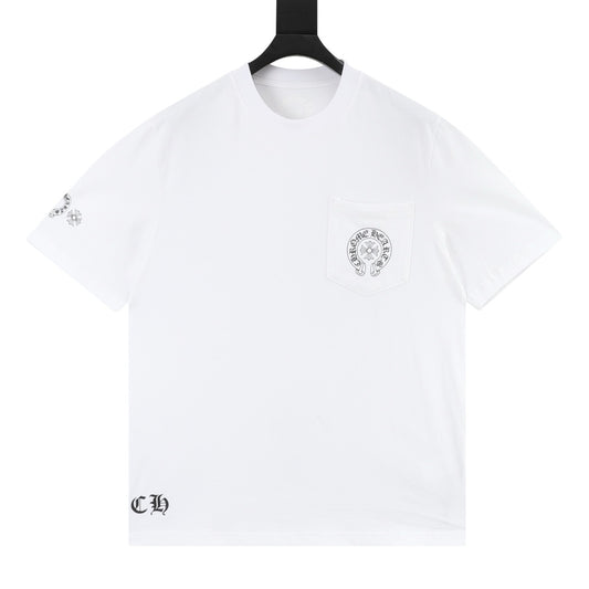 Chrome Hearts Multicolor Cross Print T-Shirt front view