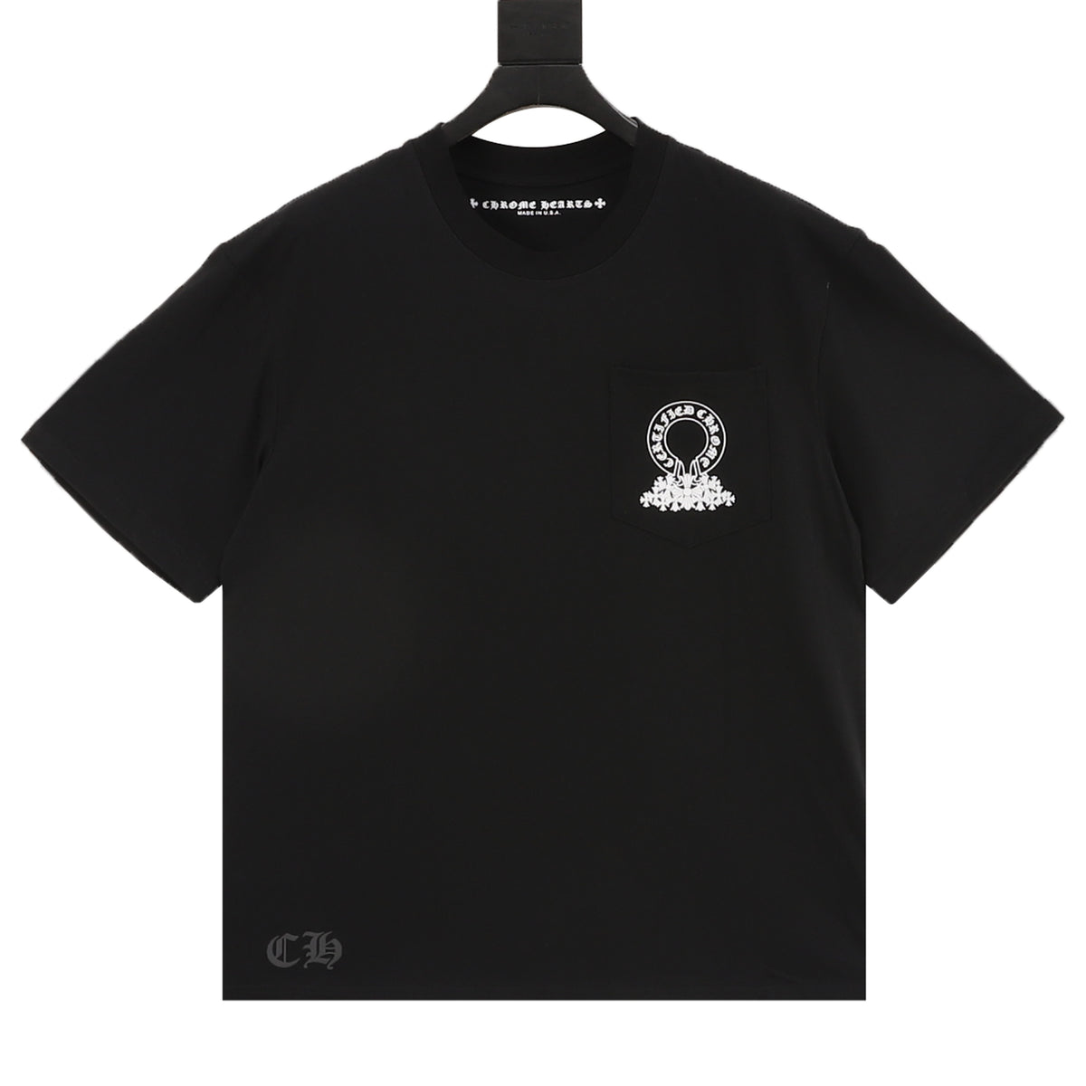 Chrome Hearts Horseshoe Multi-Cross Print T-Shirt front view