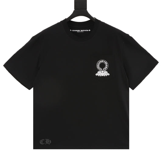 Chrome Hearts Horseshoe Multi-Cross Print T-Shirt front view