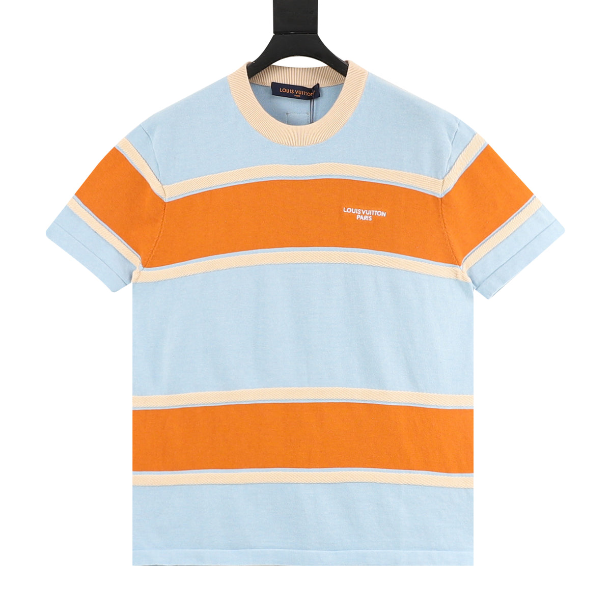 Louis Vuitton Embroidered Stripe T-Shirt front view