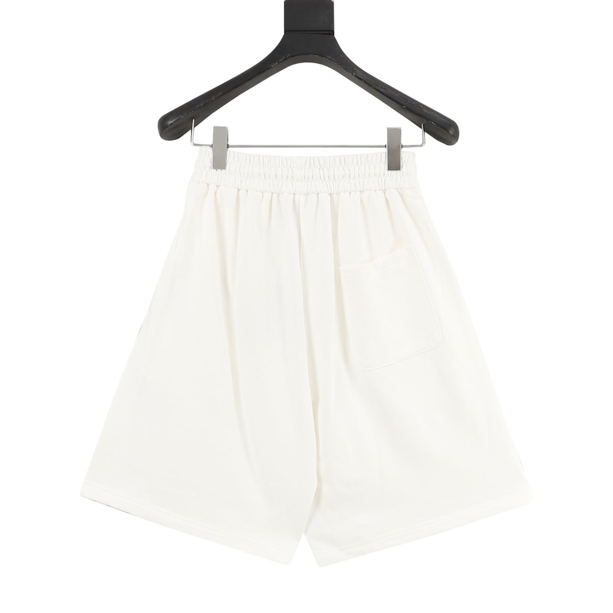 Louis Vuitton Laser-Cut Applique Logo Shorts front view