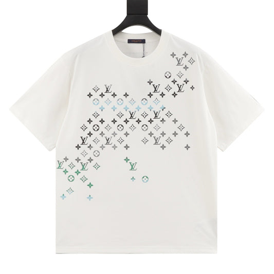Louis Vuitton Gradient Monogram Print T-Shirt front view