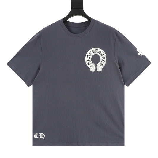 Chrome Hearts Gothic Script Cross T-Shirt front view